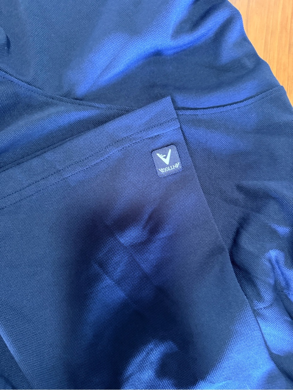 Antigua Men’s Navy Blue Patriots Polo Shirt - Picture 5 of 6